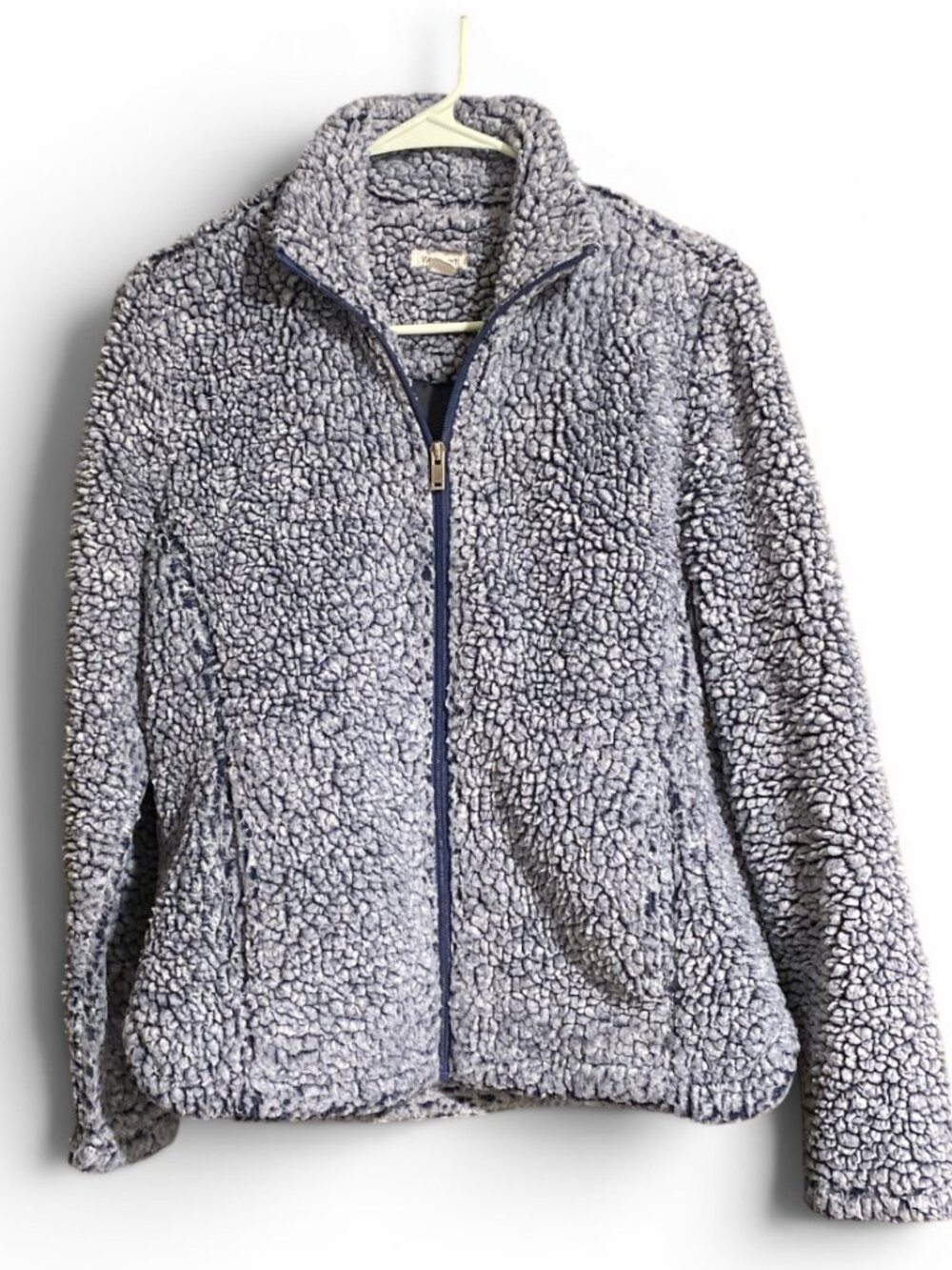 Westport Women Blue Fleece Full Zip Jacket Size Medium